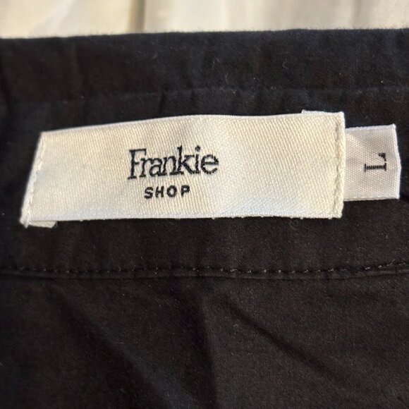 FRANKIE SHOP Women's Black Color 100% Cotton Blouse (Large) - Picture 6 of 16